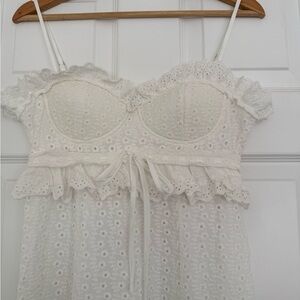 Commense Lace Detail Maxi Dress